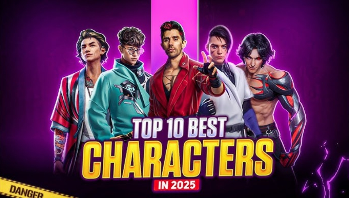 Free Fire Best Characters 2025, ये हैं वो हीरो जो हर मैच को बना देते हैं यादगार
