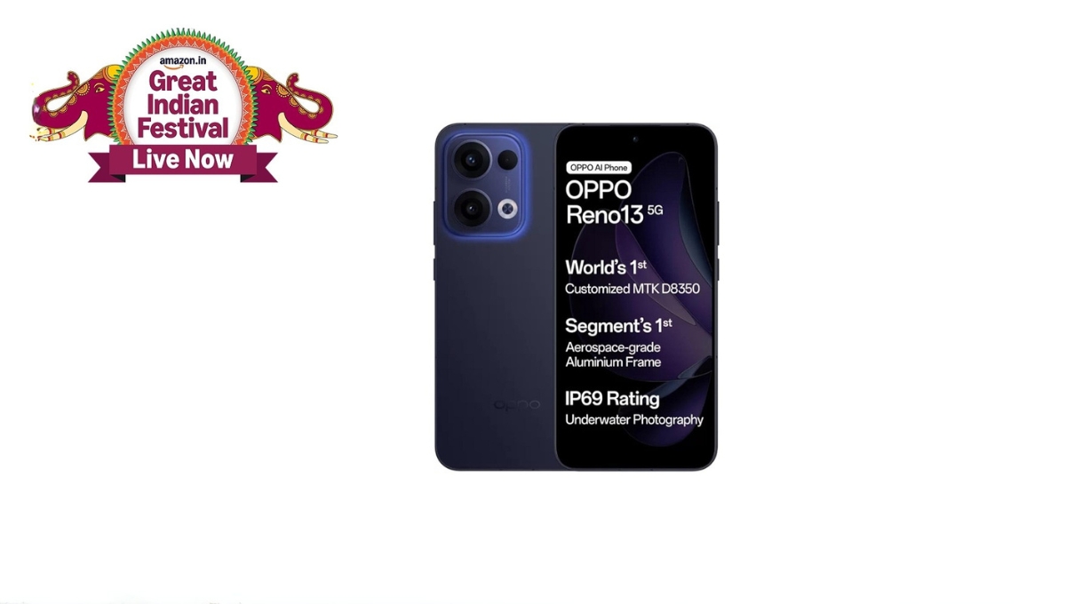 Amazon Festive Sale 2025: Oppo Reno 13 5G पर बंपर छूट, अब ₹27,000 से भी कम में