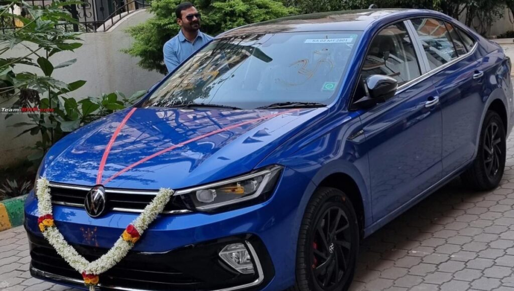 Volkswagen Virtus 2025: Rs. 11.56–19.40 Lakh, 147.51 bhp इंजन और 521L बूट स्पेस के साथ