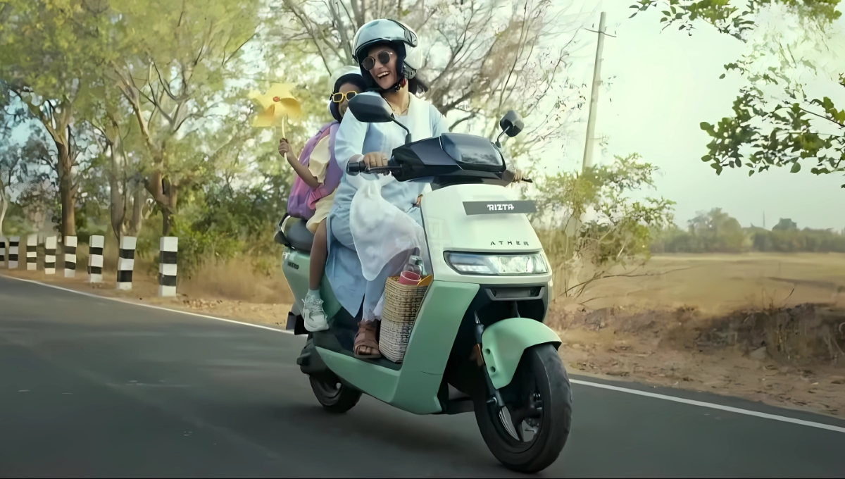 Ather Rizta: ₹1,32,233 में स्टाइलिश और पावरफुल इलेक्ट्रिक स्कूटर जानिए फीचर्स