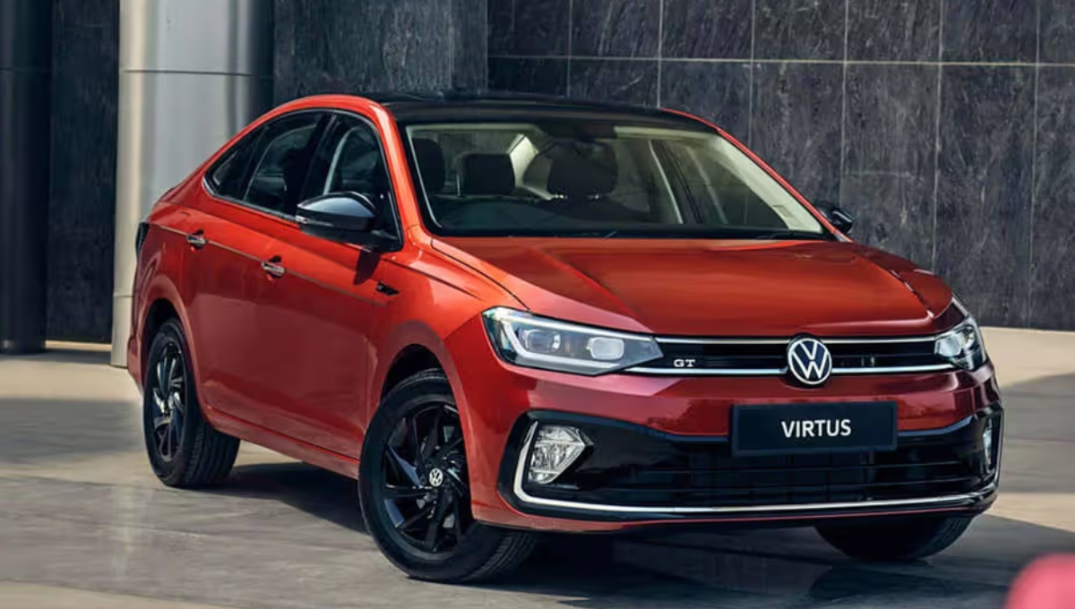 Volkswagen Virtus 2025: Rs. 11.56–19.40 Lakh, 147.51 bhp इंजन और 521L बूट स्पेस के साथ
