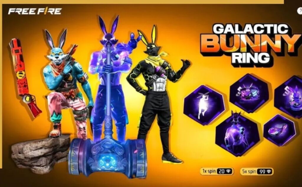 Free Fire MAX में धमाका, Kord x MP5 Ring Event से पाएं Galactic Bunny और Candy Bunny स्किन्स फ्री में