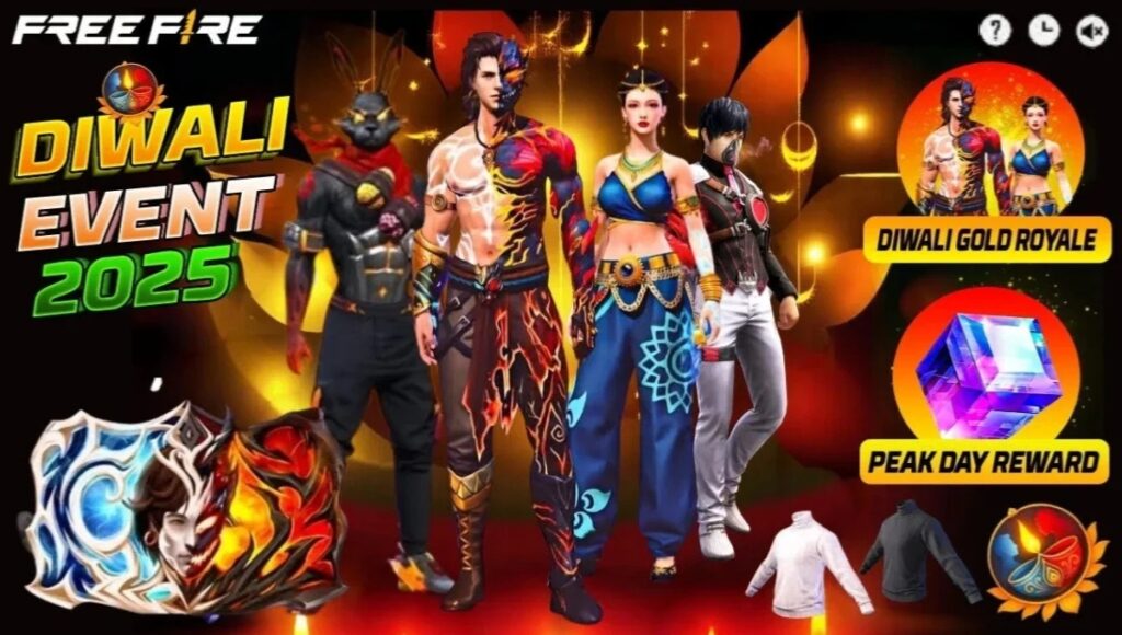 Free Fire दिवाली 2025: QR कोड से पाएं फ्री डायमंड्स, गन स्किन्स और धमाकेदार बंडल्स