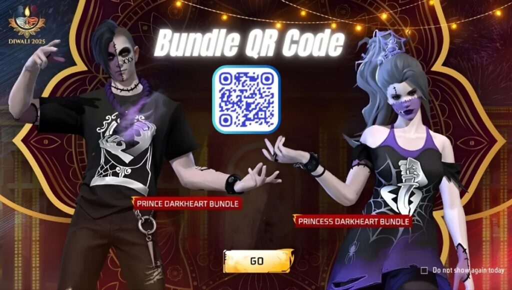 Free Fire Prince Dark Heart Bundle QR Code: फ्री में पाएं डार्क लुक और रॉयल स्टाइल वाला बंडल