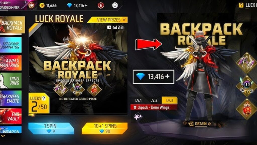 Free Fire Backpack Royale 2025: नए बैकपैक्स और रिवॉर्ड्स की बारिश, मिस न करें ये मौका