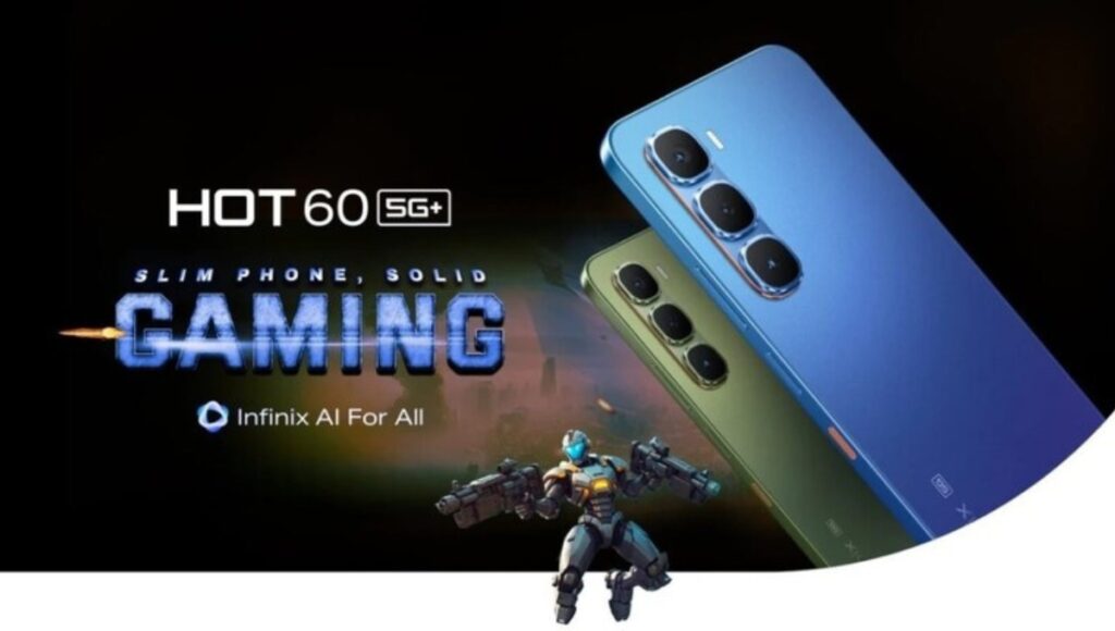 Infinix Hot 60: 50MP कैमरा, 120Hz डिस्प्ले और 5200mAh बैटरी कीमत सिर्फ ₹12,999