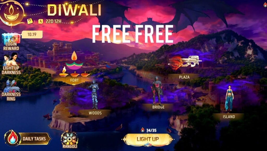 Light Up The Darkness Free Fire 2025: Halloween Special इवेंट में पाएं Exclusive Bundles और धमाकेदार Skins