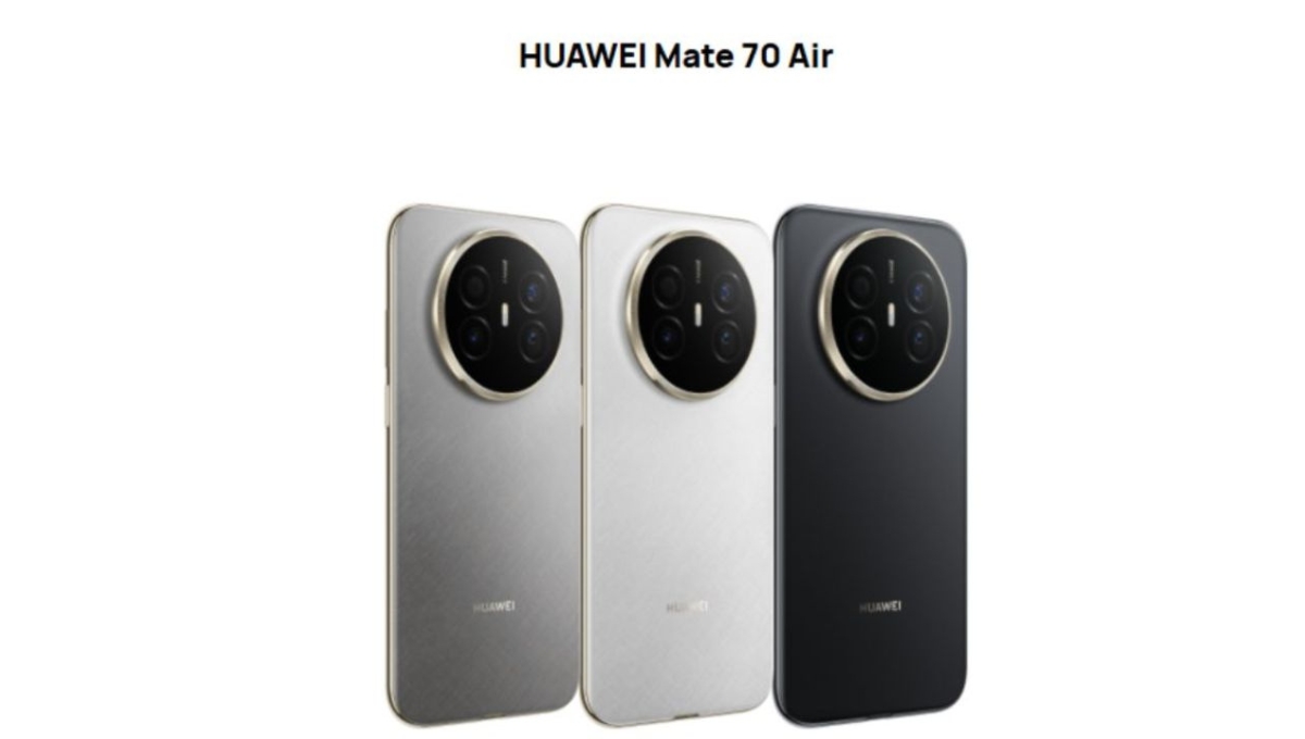 Huawei Mate 70 Air: 6,500mAh बैटरी और क्वाड-कैमरा के साथ प्रीमियम स्मार्टफोन, कीमत $575 से शुरू