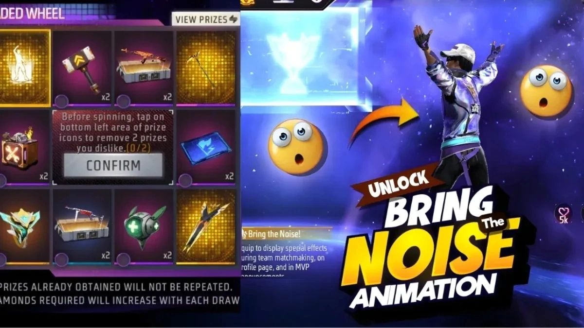Free Fire Bring The Noise Arrival Animation