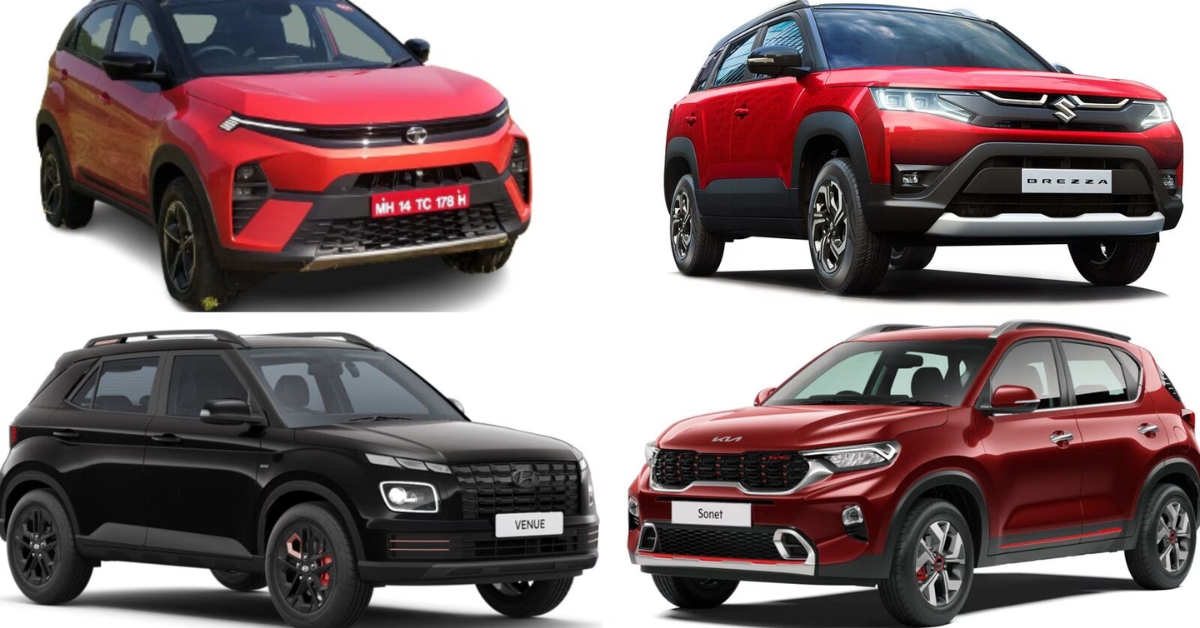 Brezza Vs Nexon Vs Venue