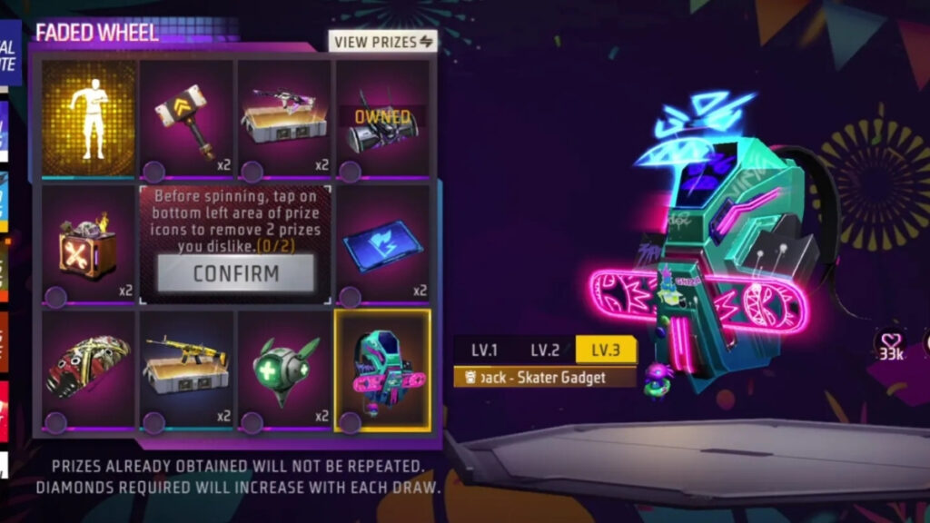 Free Fire Carnival Funk Emote