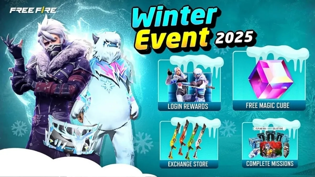 Free Fire Winterlands Event Rewards