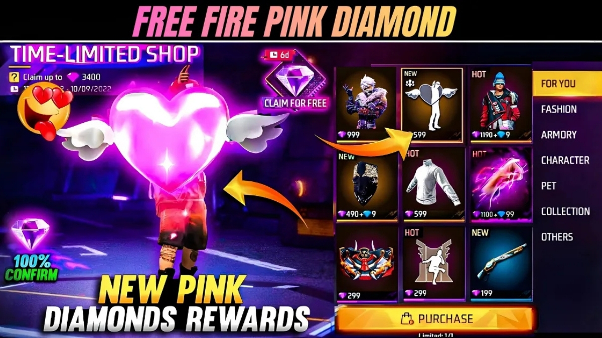 Free Fire Pink Diamond