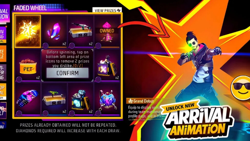 Free Fire Vacation Ring Event