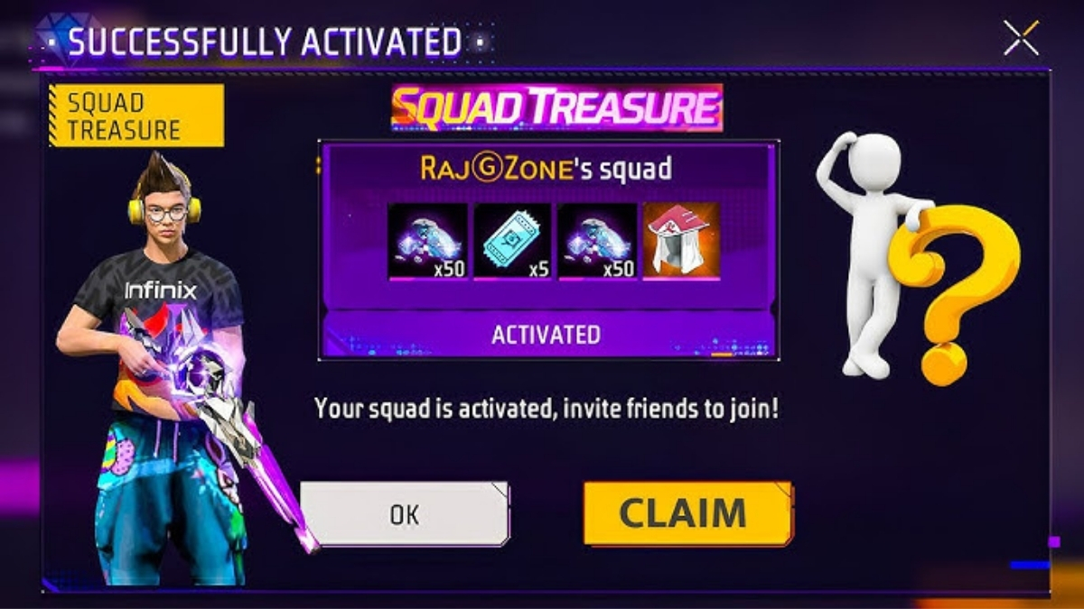 Free Fire Squad Treasure