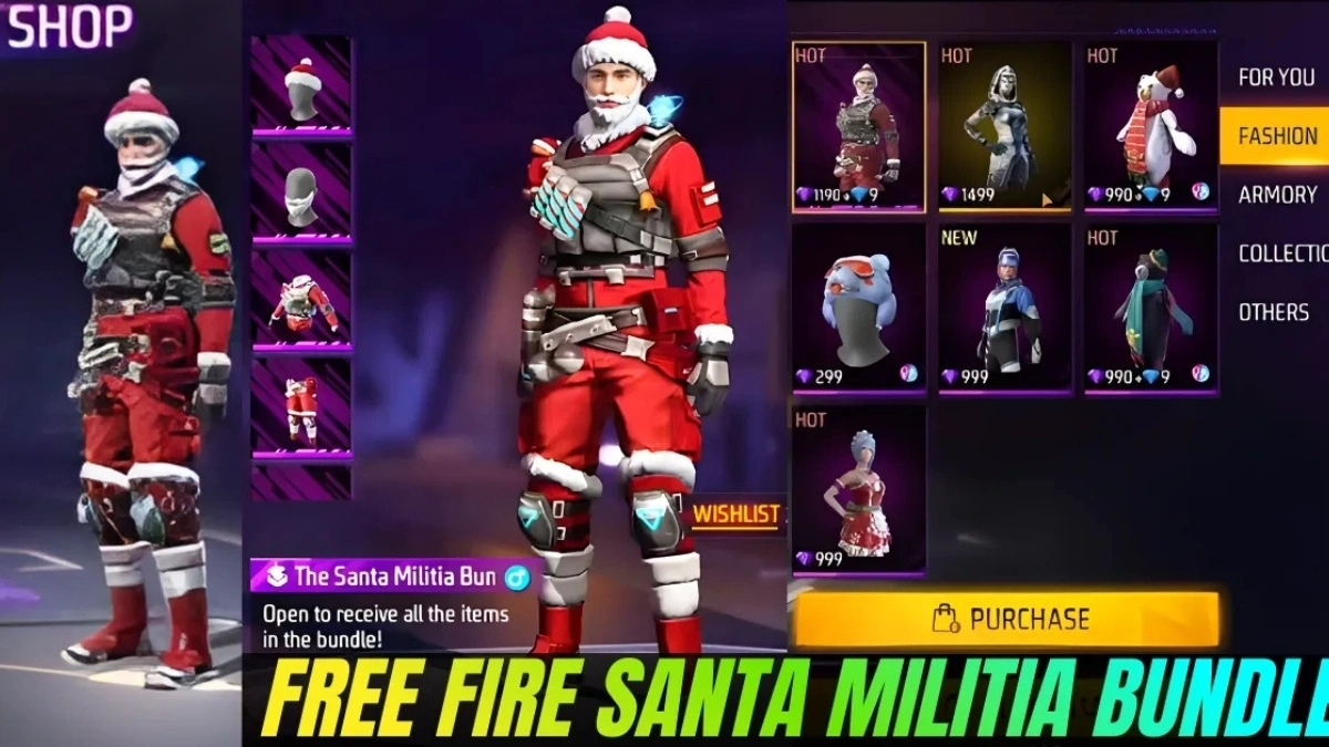 The Santa Militia Bundle Free Fire