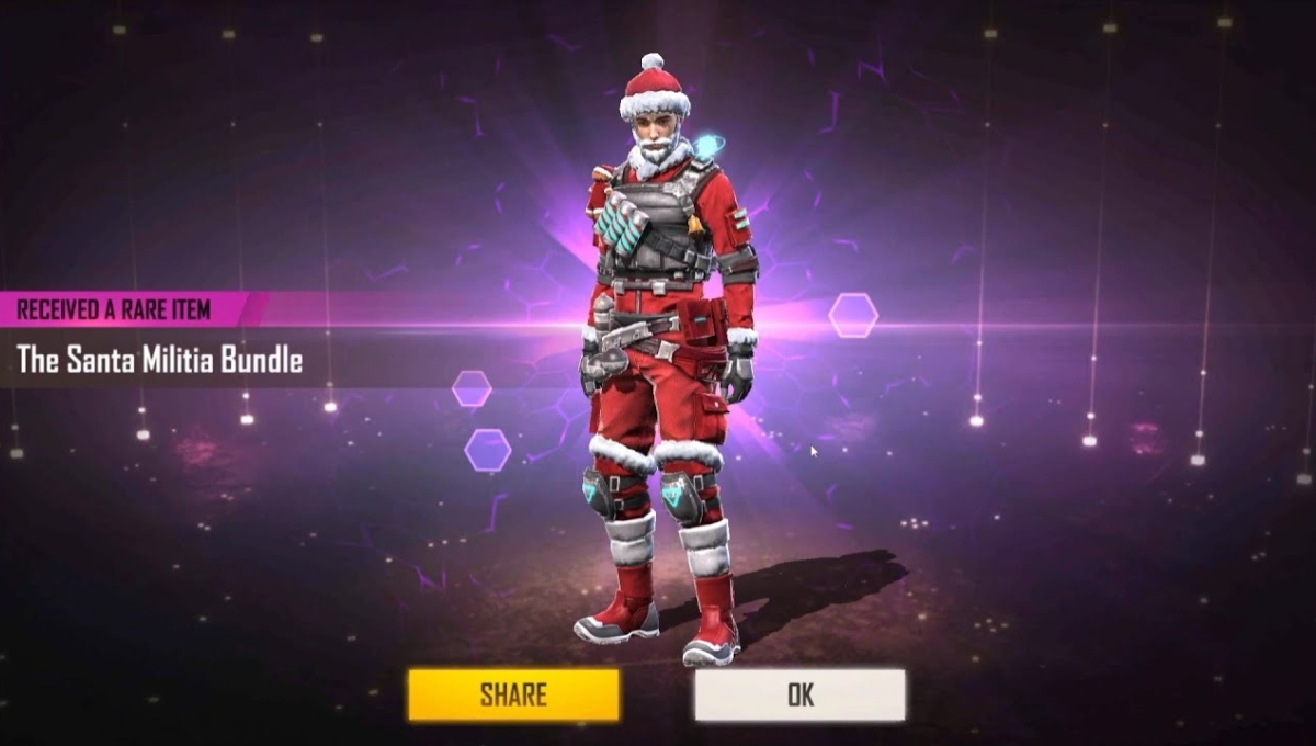 Free Fire Santa Militia Bundle