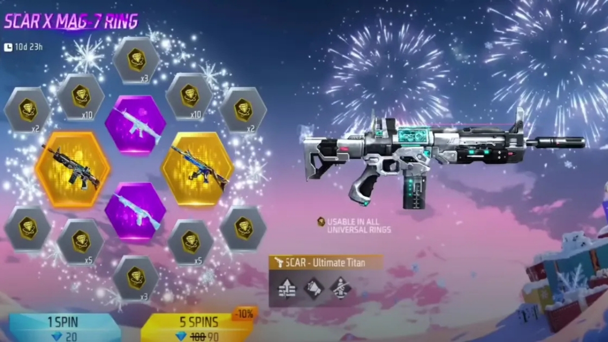 SCAR x MAG-7 Ring QR Code