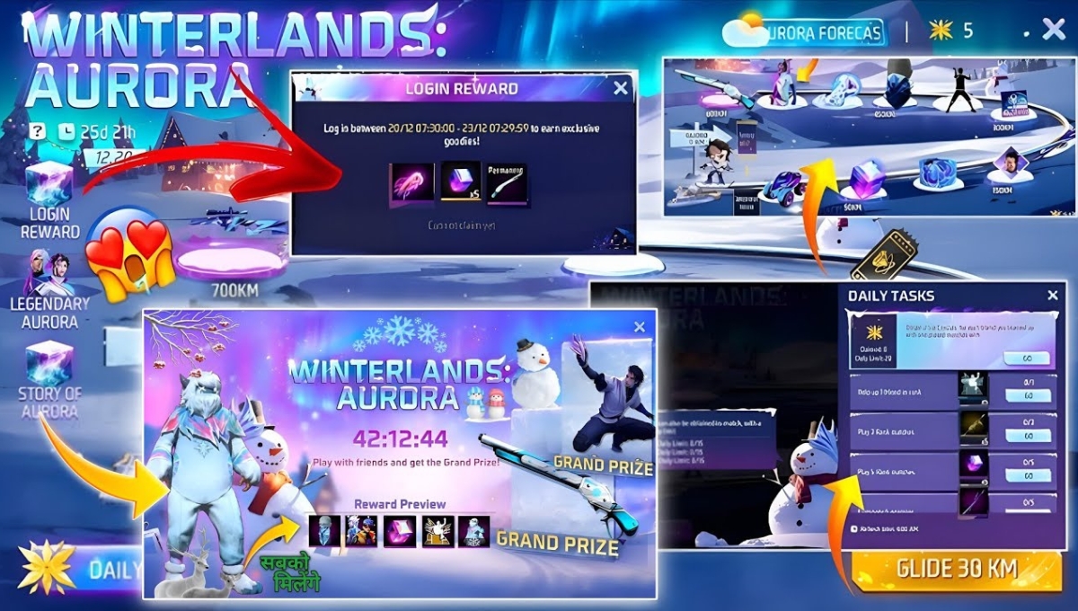 Winterland Magic Cube Free Fire