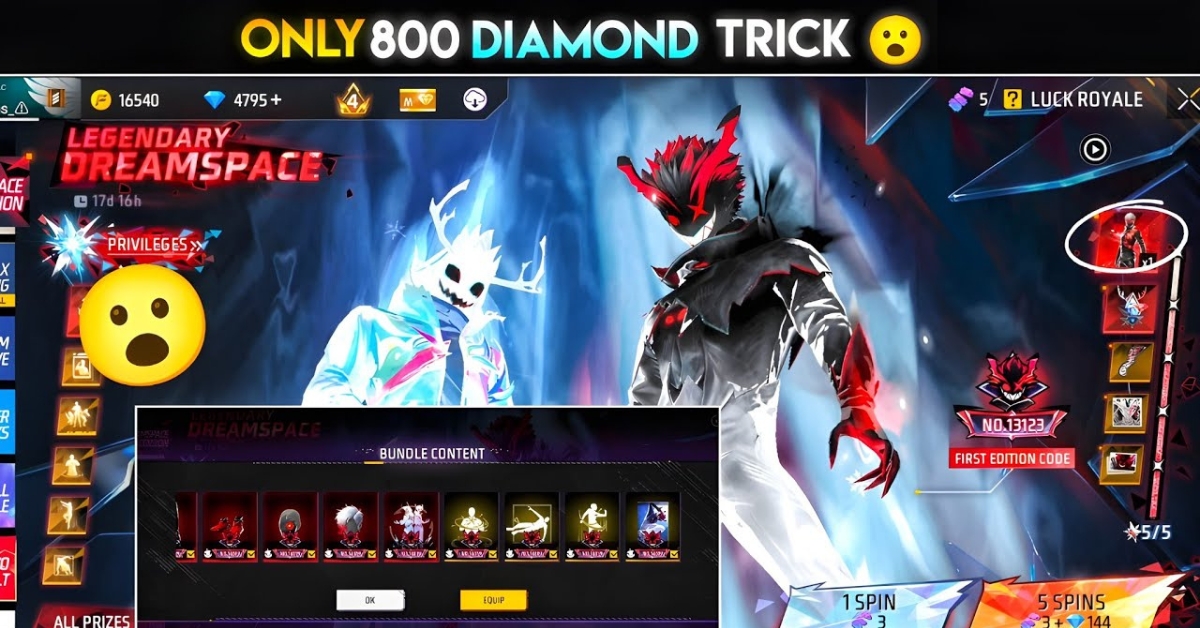 Legendary Dreamspace Bundle 1 Spin Trick 2025