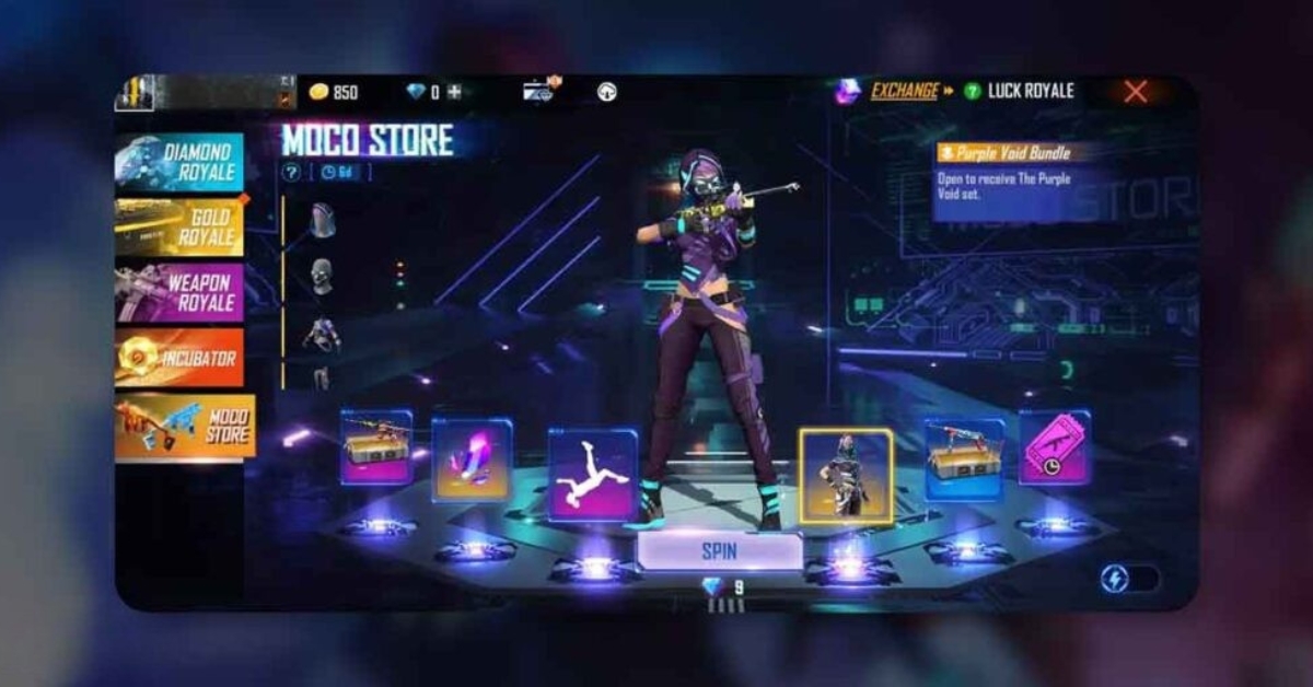Free Fire Max New Moco Store