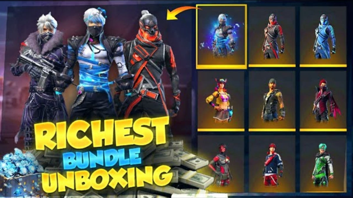 Free Fire Rare Bundles