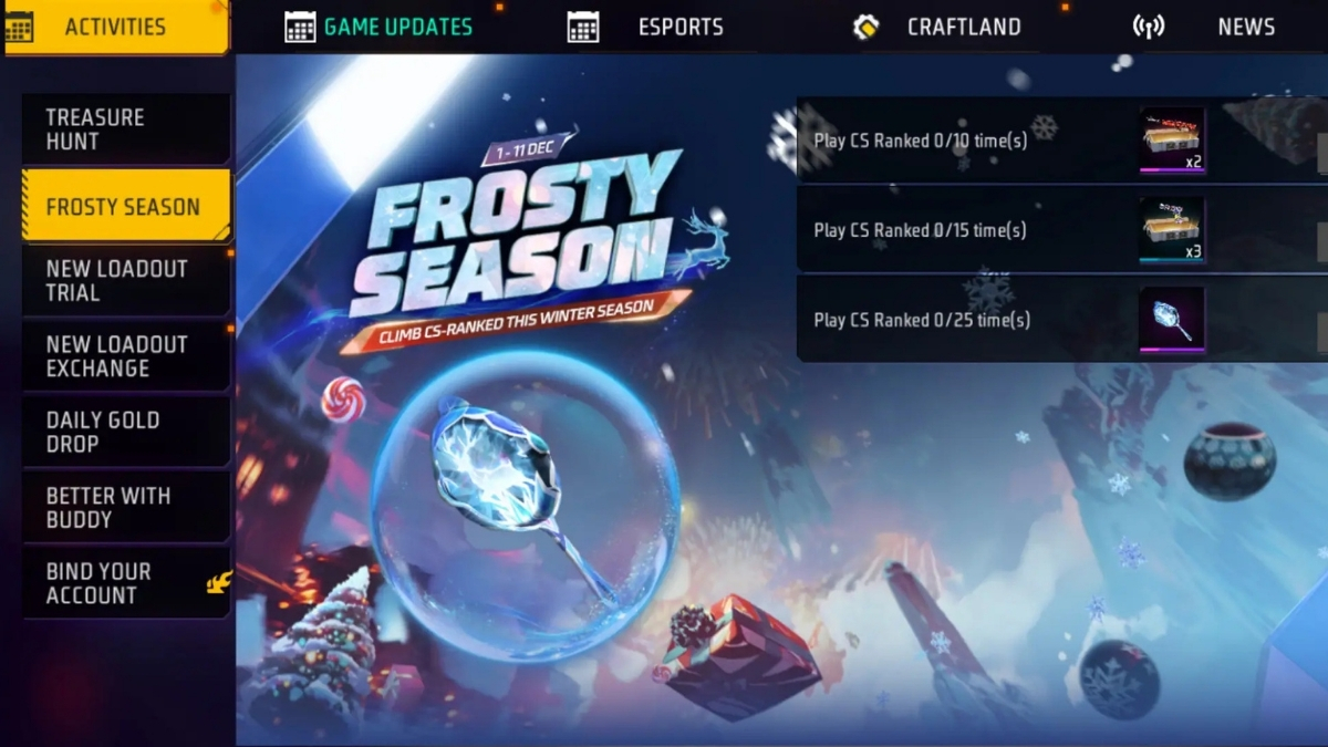 Free Fire Frosty Season