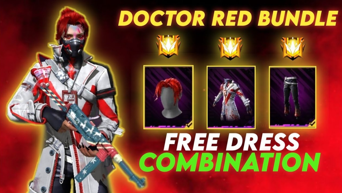 Free Fire Doctor Red Bundle
